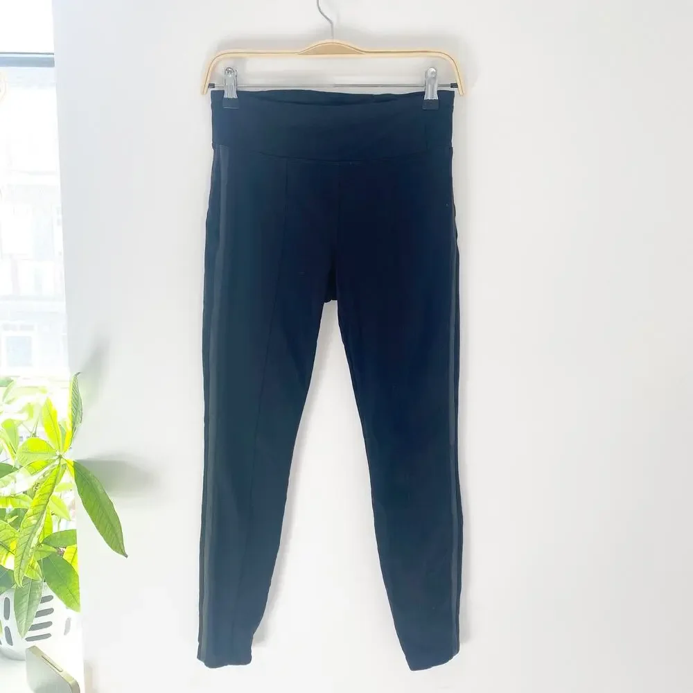 Athleta Metro 7/8 Black Leggings Size Small